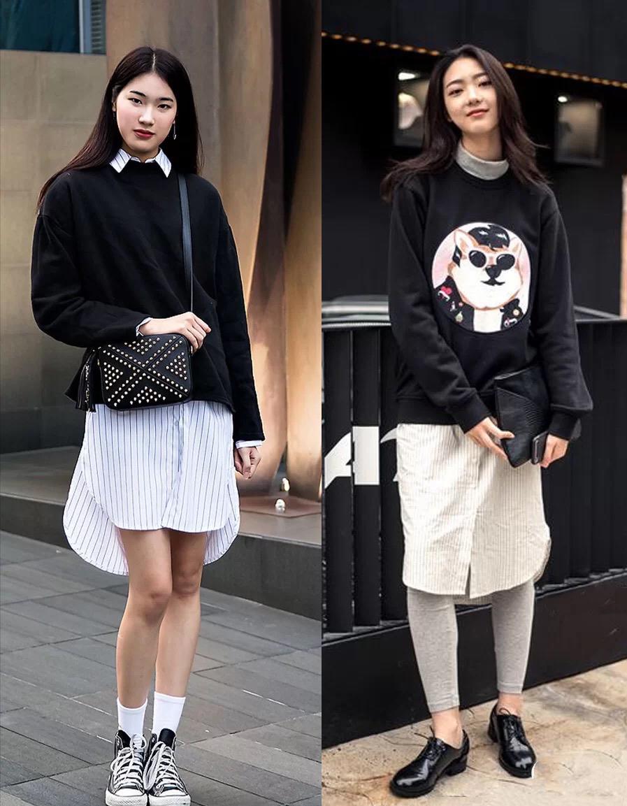 长衬衫怎么穿显瘦,长衬衫里面怎样搭好看