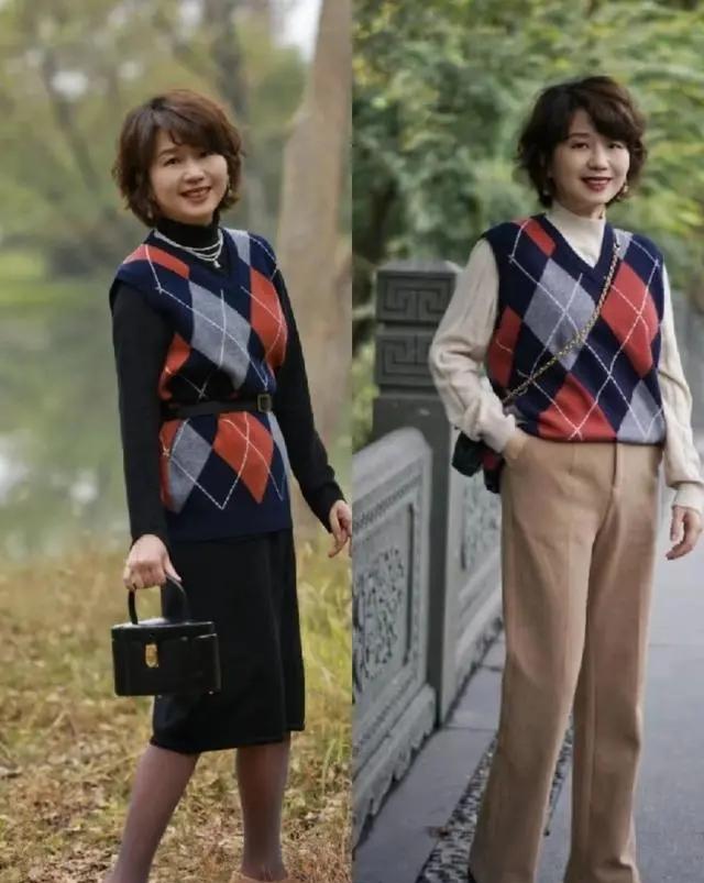 知性优雅女人味高档女装衣裤,五十岁女人衣裤高档优雅装