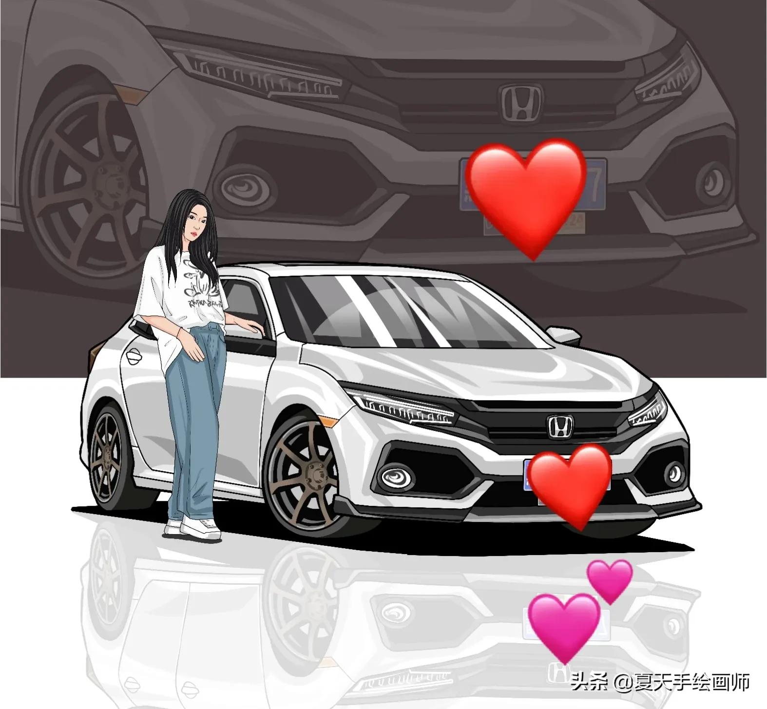 车漫画头像,车漫画头像教程