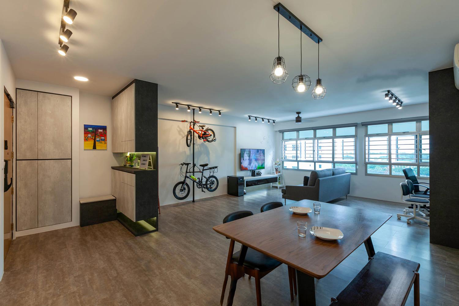 客厅做无主灯，吊顶可以这么来设计！干净简洁，高级感满满