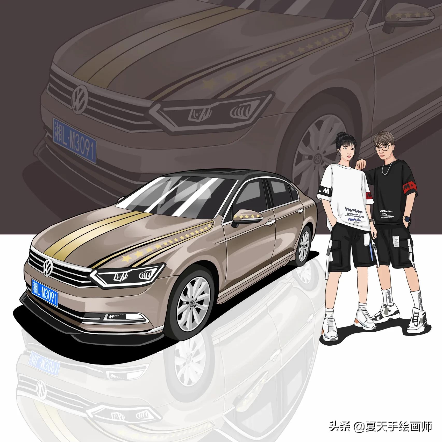 车漫画头像,车漫画头像教程