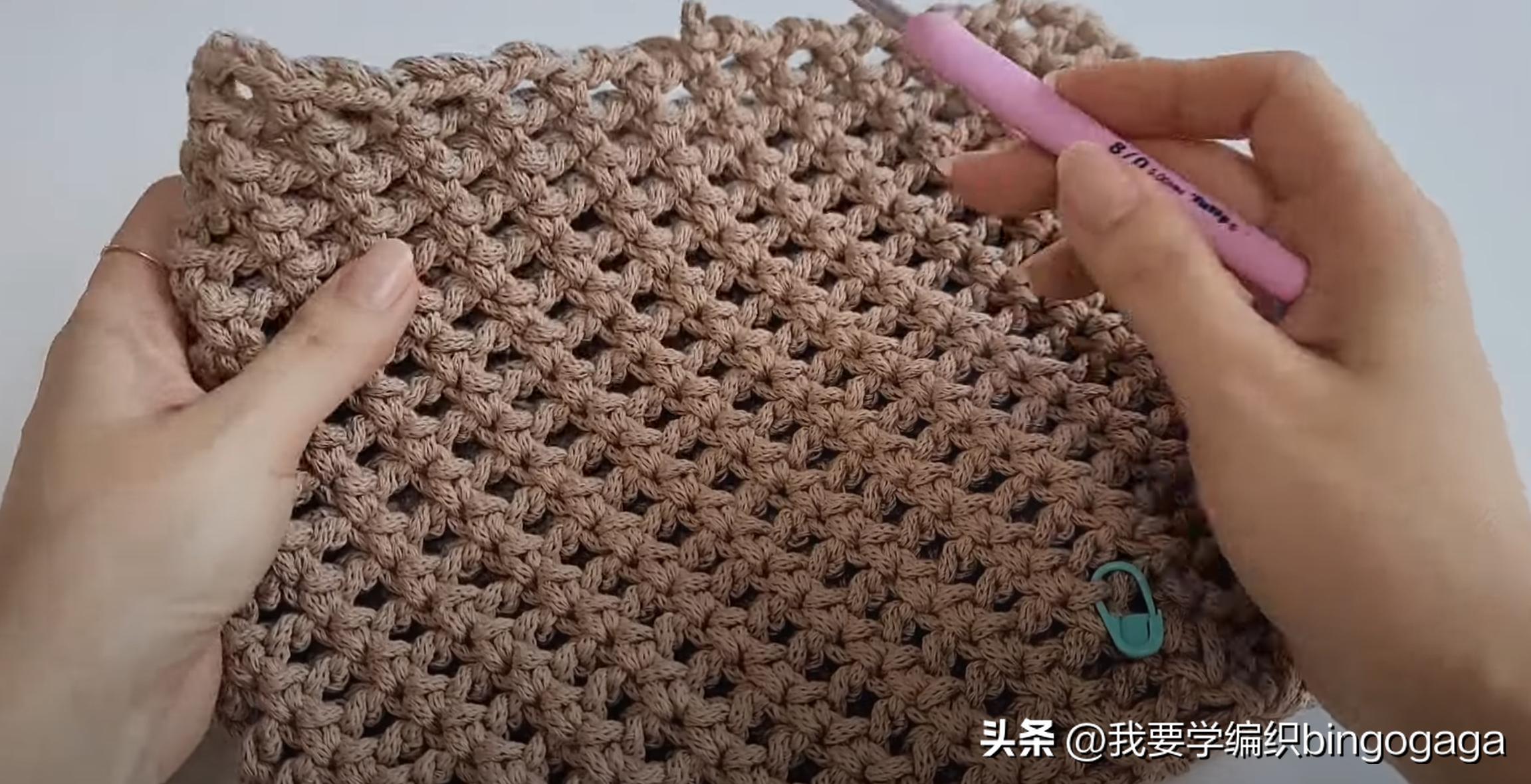 怎么钩夏手提包又好看,钩针夏天手提包图片视频