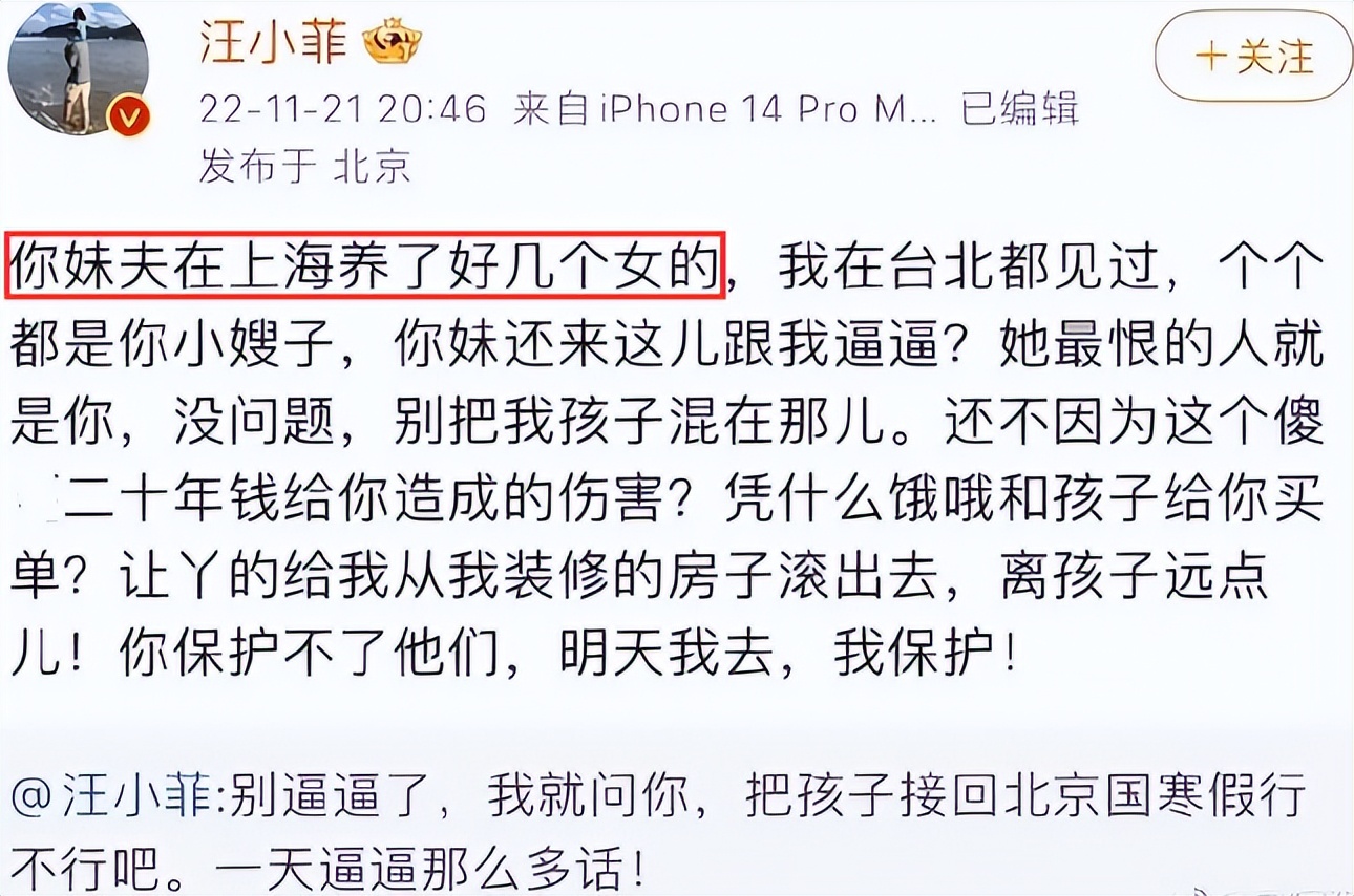 玩太大！许雅钧上海情人账号疑曝光，赴洛杉矶产子，私生子已3岁
