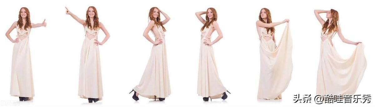 裙装模特造型,日系模特连衣裙