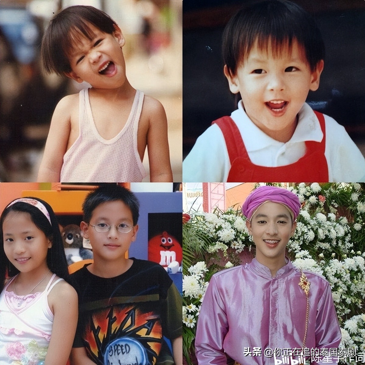 六一儿童节泰国男明星猜猜看：泰剧男神们小时候一个个都萌翻了