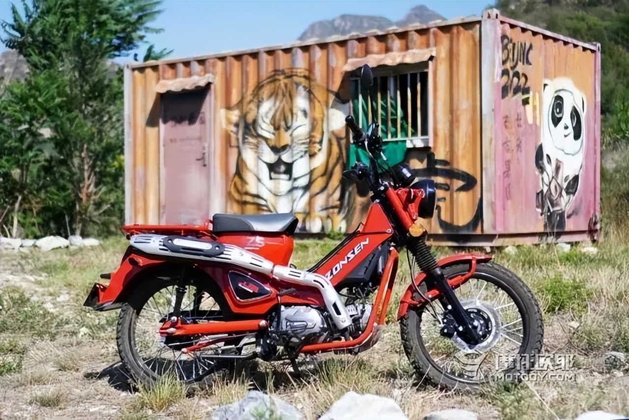 国产运动弯梁摩托车,宗申野米弯梁车架