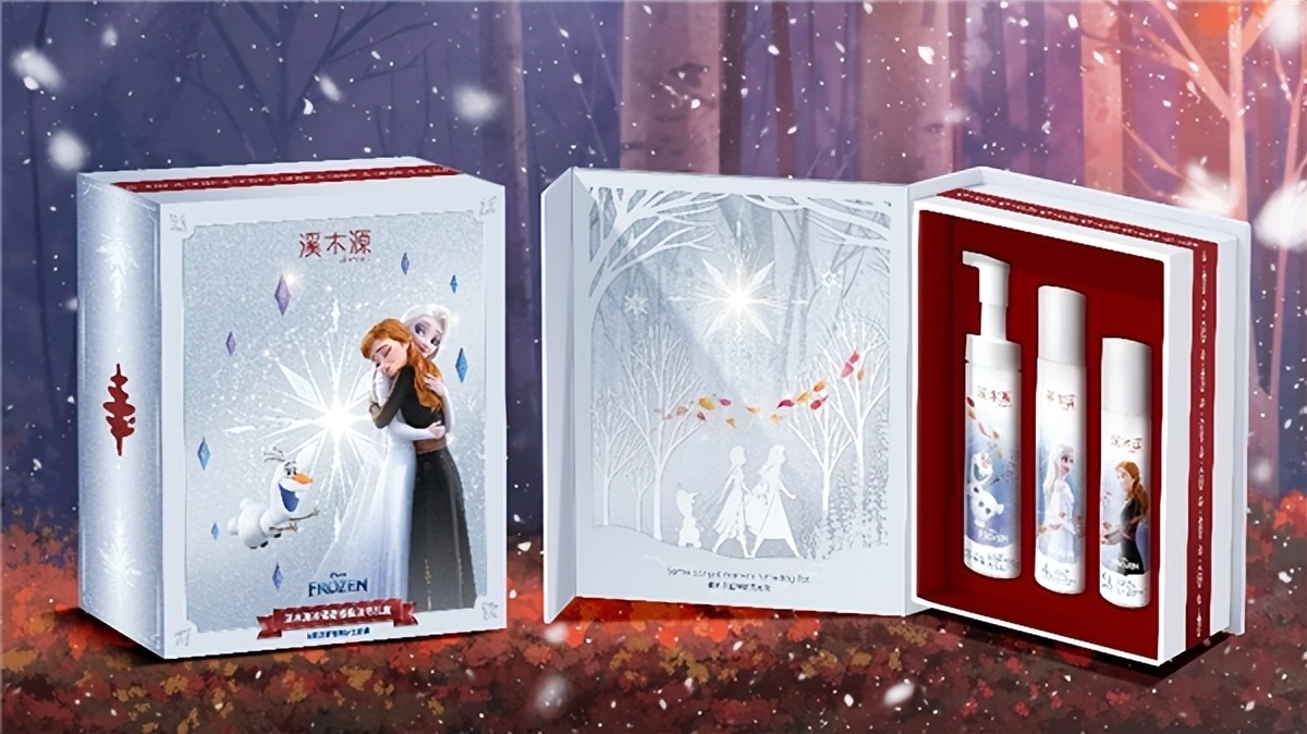 溪木源冰雪奇缘礼盒,溪木源联名冰雪奇缘