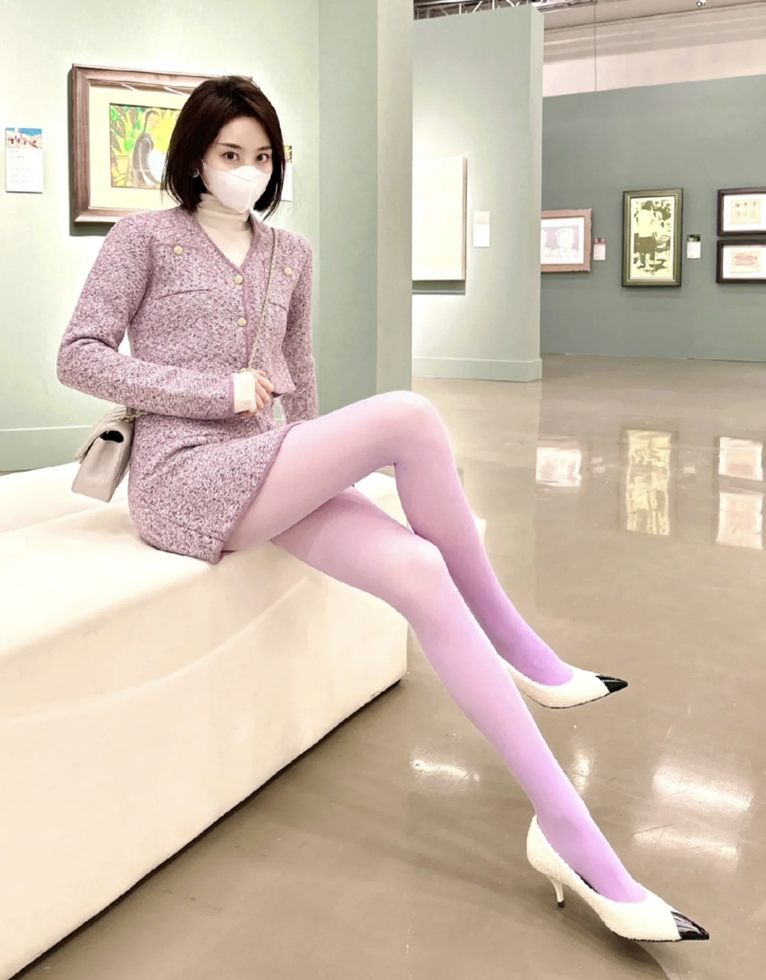 弹力袜高跟鞋怎么搭配好看,丝袜高跟鞋怎么穿搭更好看