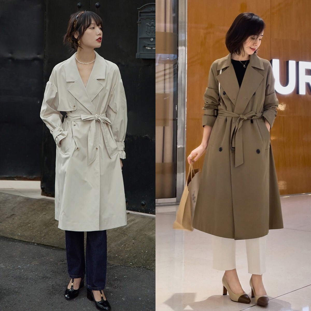 中款风衣怎么搭配鞋子和裤子好看,穿风衣搭配什么裤子什么鞋子