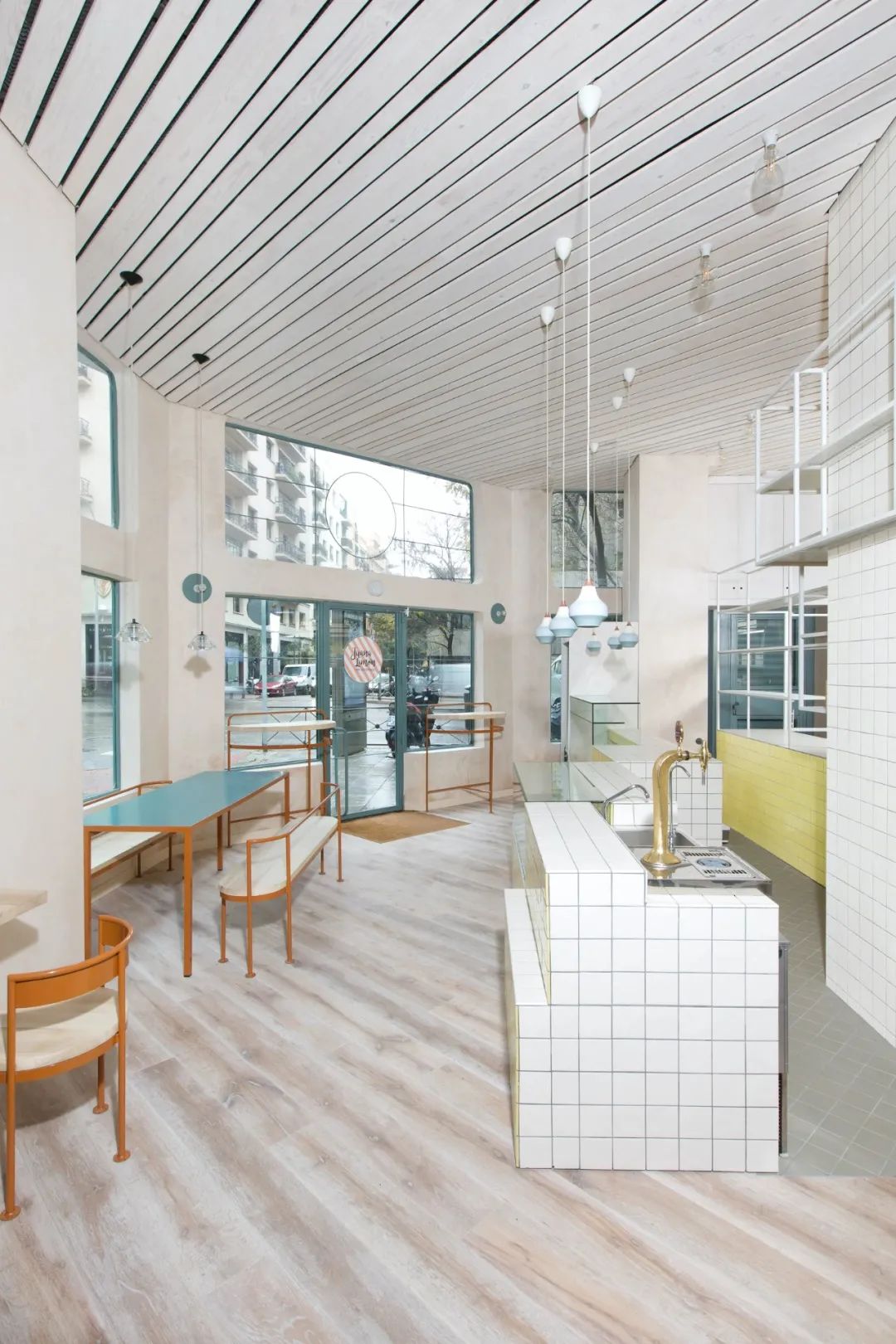 咖啡馆与餐厅一起的设计,极简咖啡厅设计案例赏析