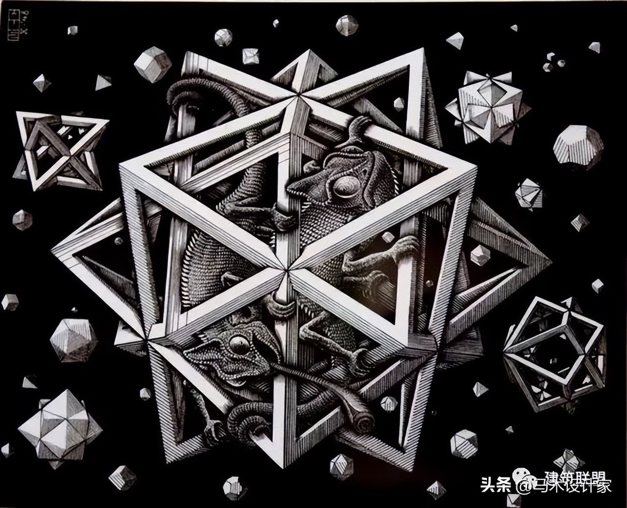 不可能的图形：插画家埃舍尔创造的那些脑洞大开的作品