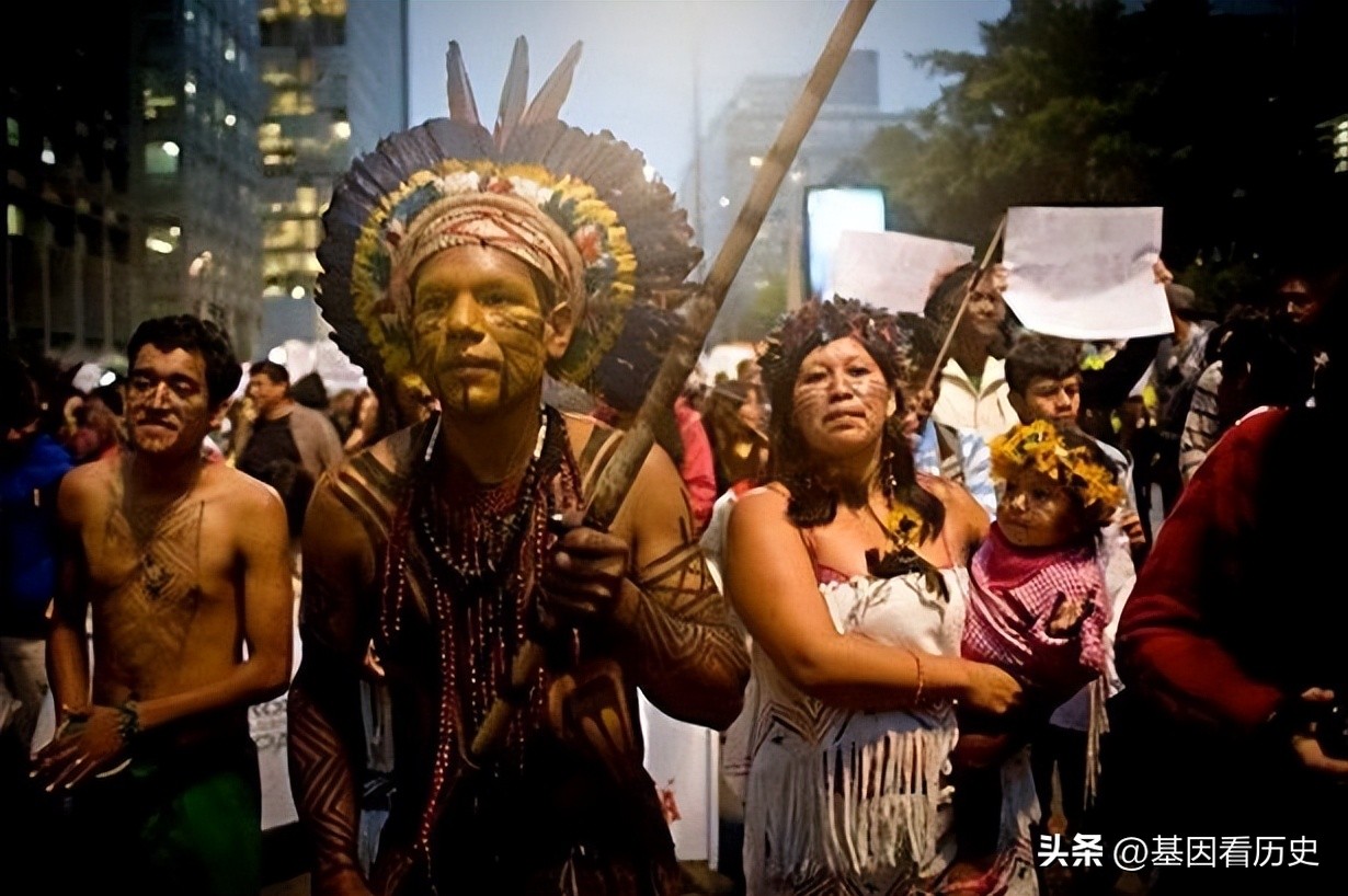 为啥美洲印第安人是黄种人,北美印第安人与南美印第安人区别