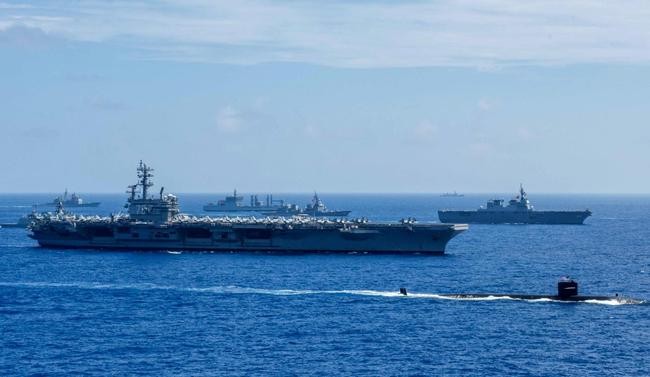 美舰又过台湾海峡，解放军全程监视：美国触碰红线或引发大国冲突