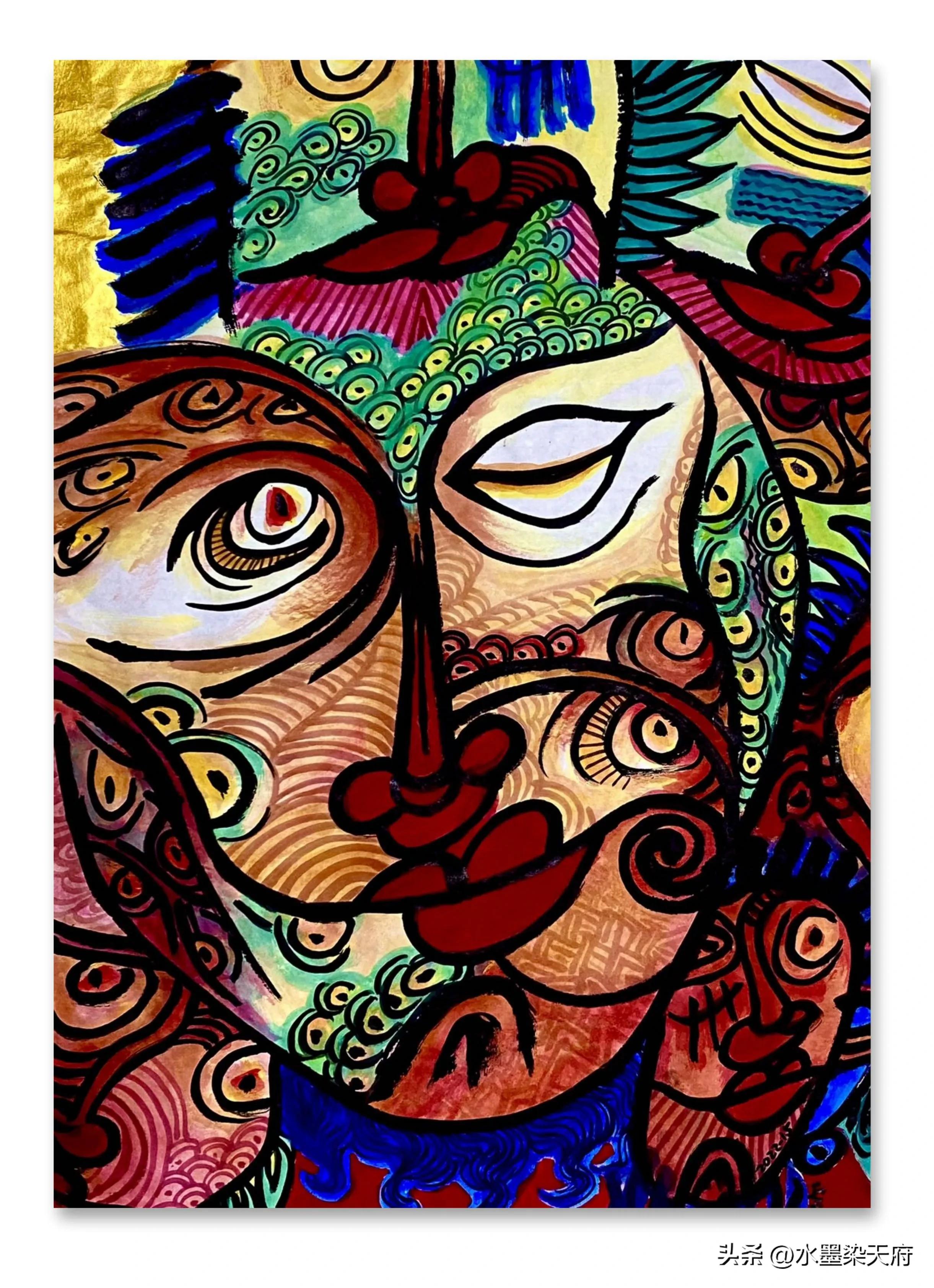 公言（龚光万）脸谱画作品选