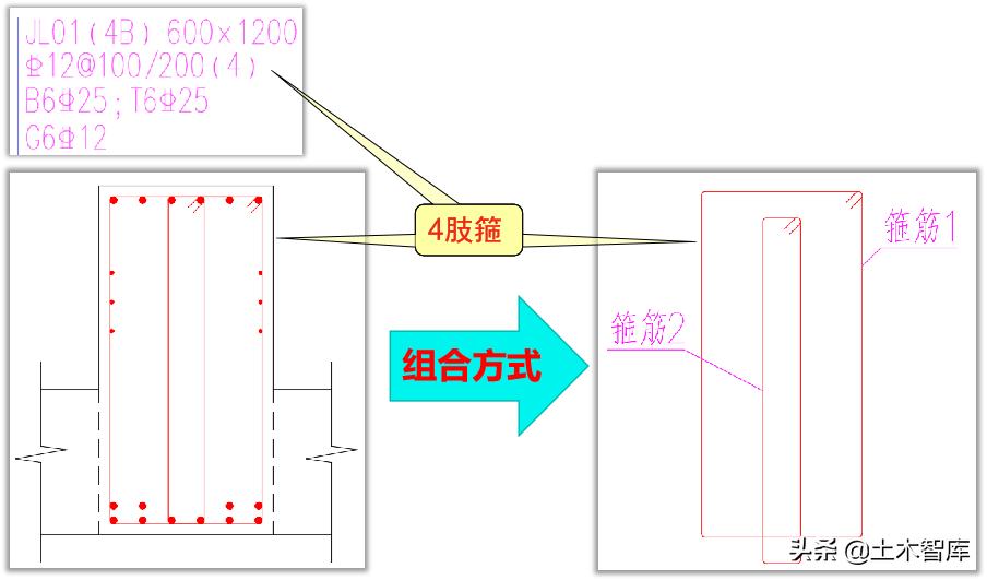 无外伸基础主梁的箍筋计算,两端外伸梁挠度如何计算