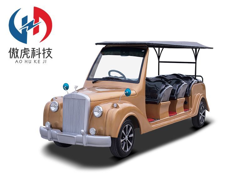燃油老爷车全封闭观光车,老爷车电动观光车供应