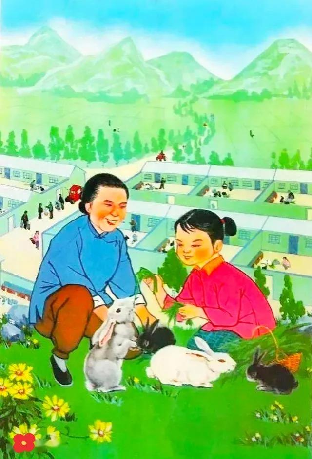 画关于兔年的年画,以兔年为主题的兔年年画