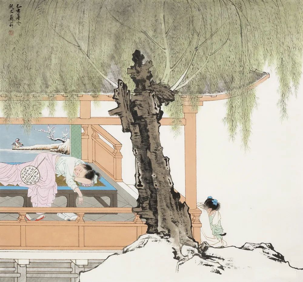 苏小松山水画欣赏,苏小松画家特点