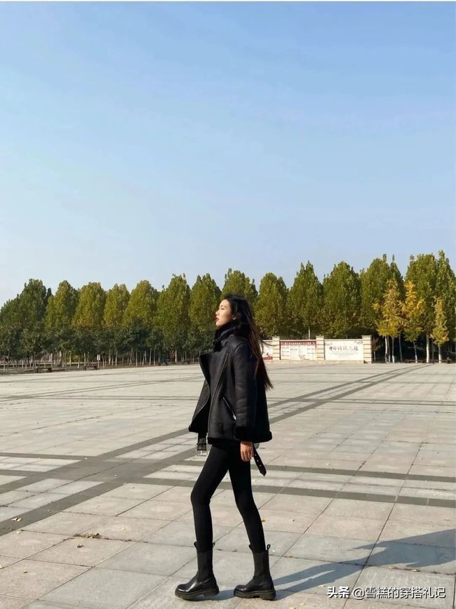 什么颜色的马丁靴百搭洋气,马丁靴豆腐裤绝美冬天就该这么穿