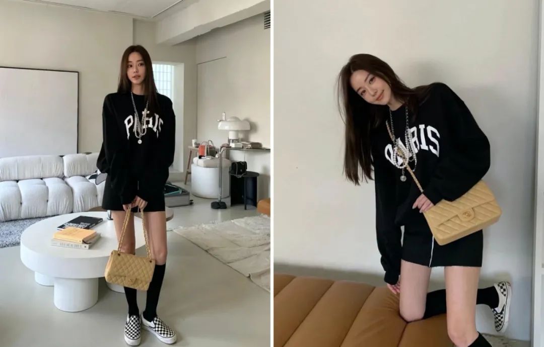 黑色卫衣如何内搭,黑色卫衣搭什么裤子好看