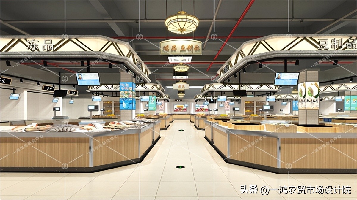 智慧农贸市场设计的配套业态组合,智慧型农贸市场现状