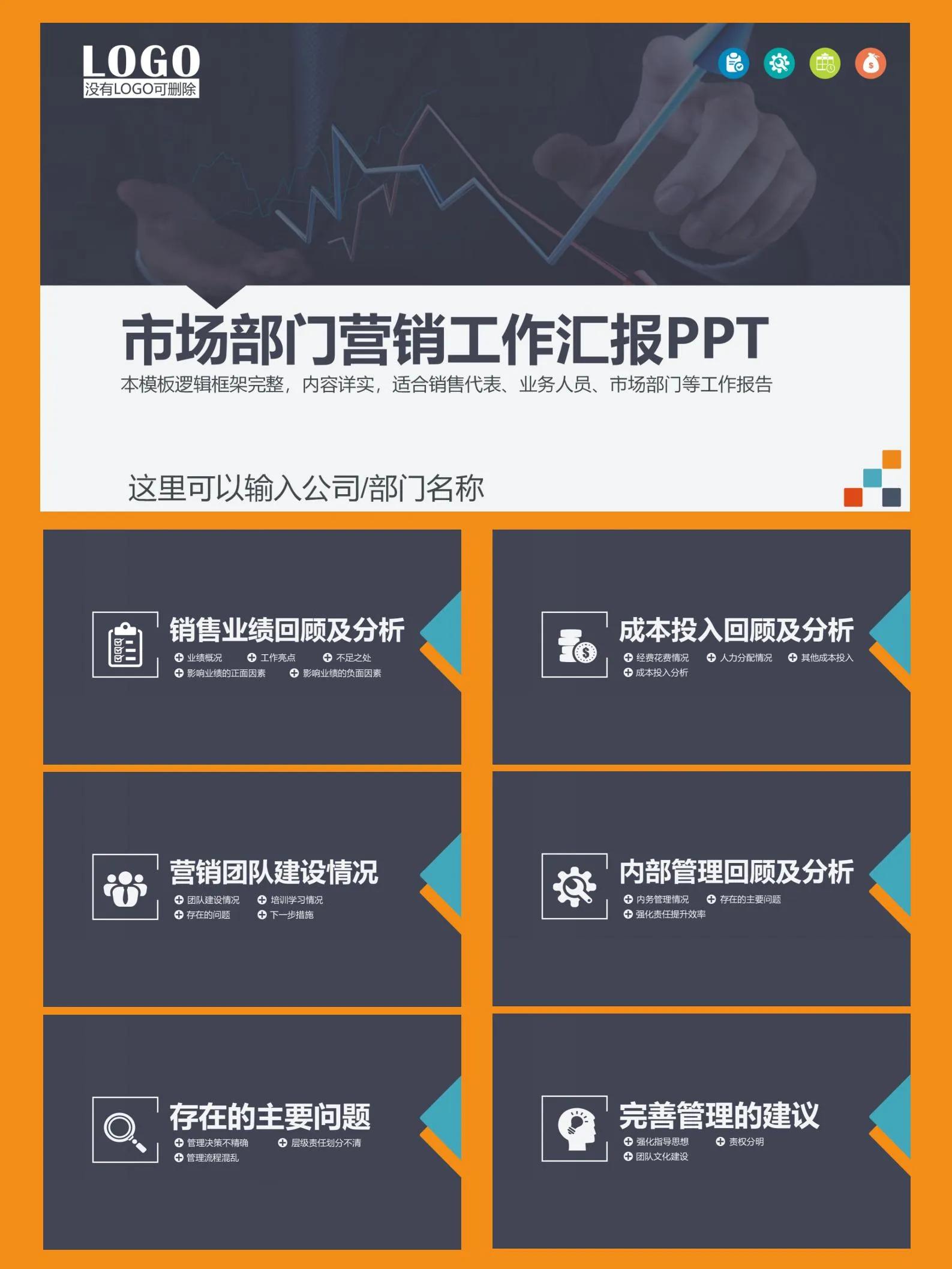 市场部经理工作汇报ppt,市场营销ppt汇报工作思路
