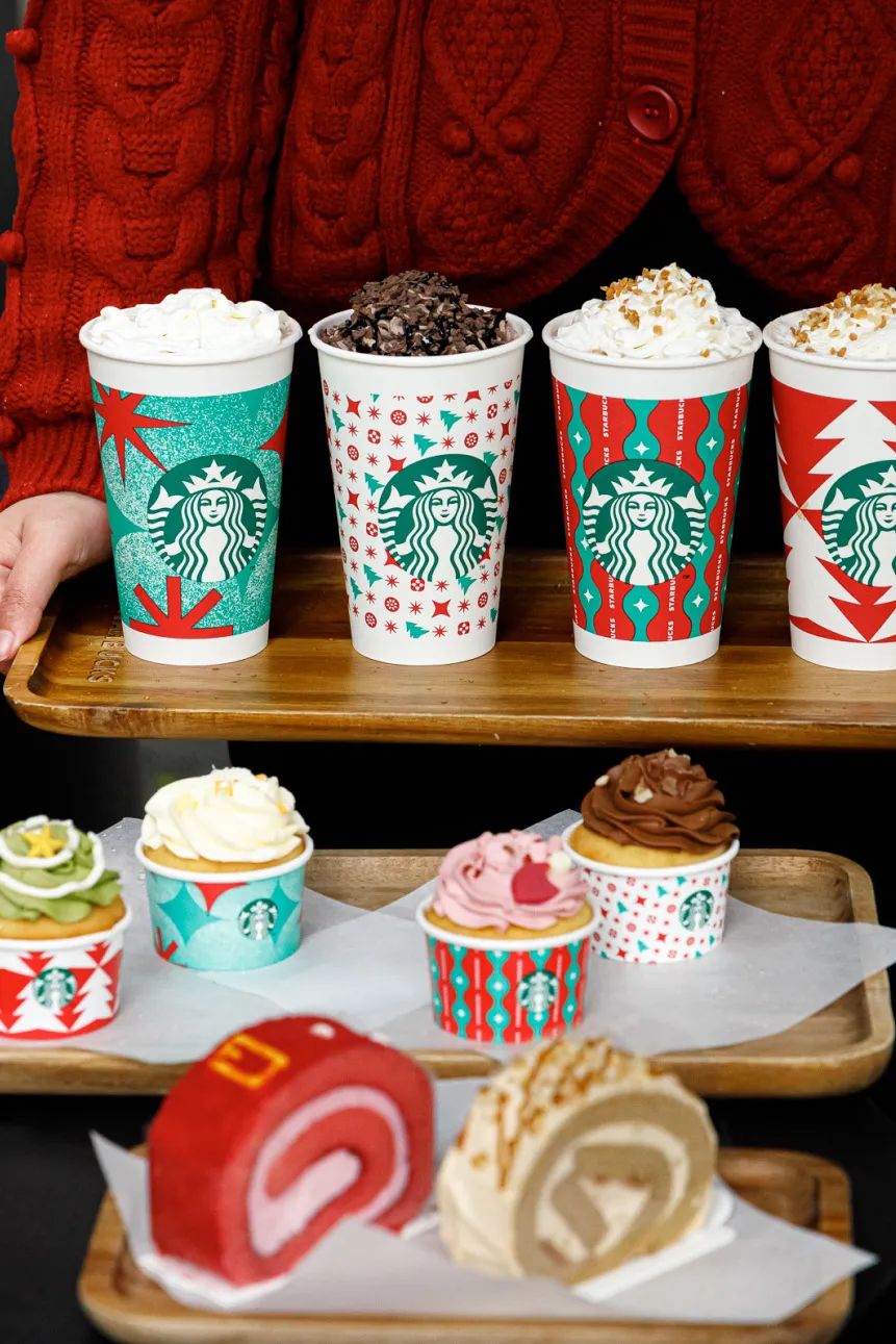 星巴克圣诞系列保温杯,星巴克圣诞款可爱杯子
