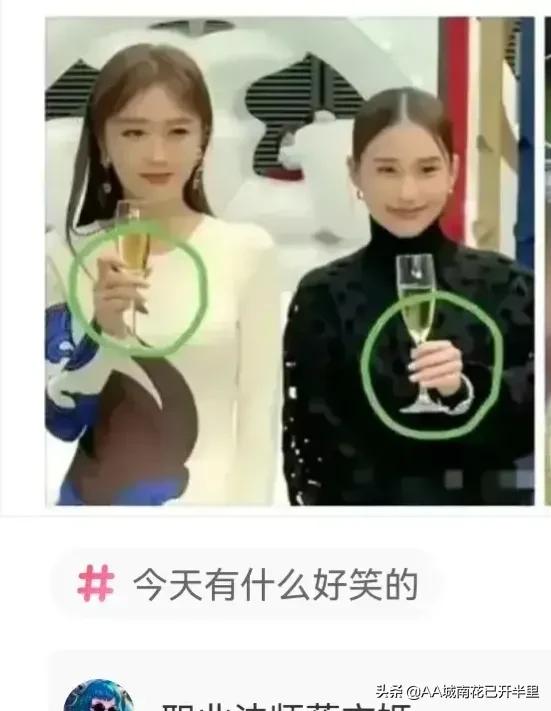 女王拿红酒杯对比名媛,女王喝红酒