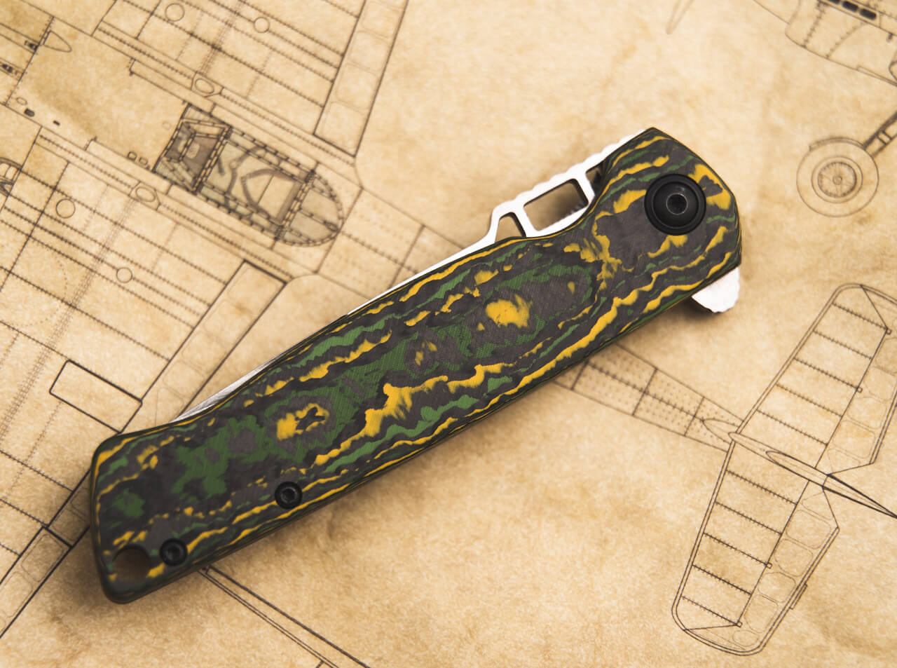 刀圈新闻:德国博克用二战战斗机锻造成刀——ME109