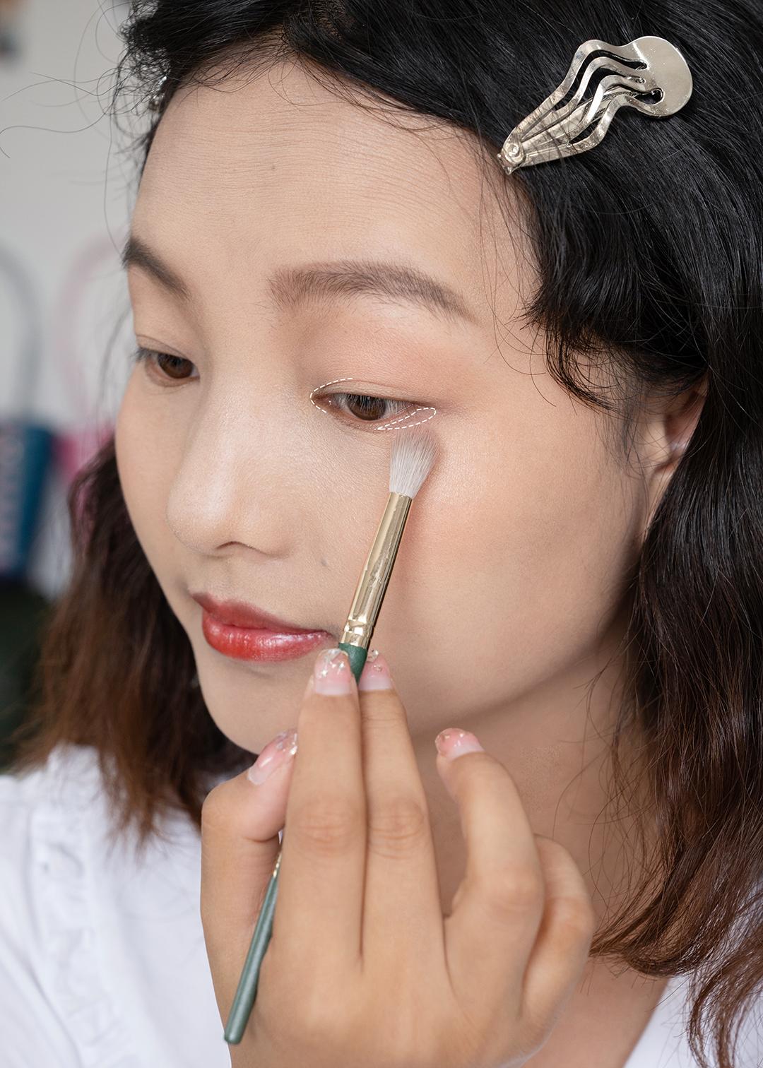 大眼袋下眼睑眼妆教程,原来眼妆才是换头的关键