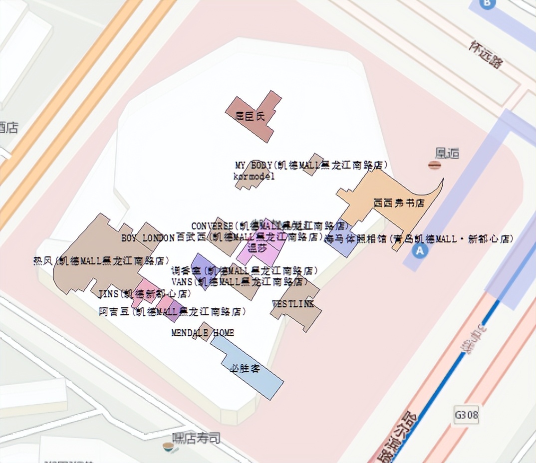 青岛西海岸新区繁华地段商圈,青岛最全的购物广场