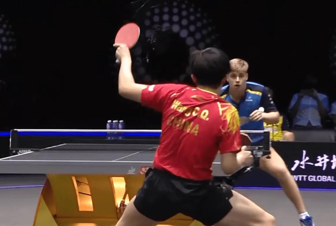 王楚钦战胜莫雷加德全集,王楚钦对战莫雷加德名场面