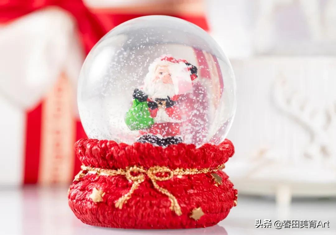 圣诞水晶球圣诞树醒图涂鸦教程,圣诞水晶球美术教程