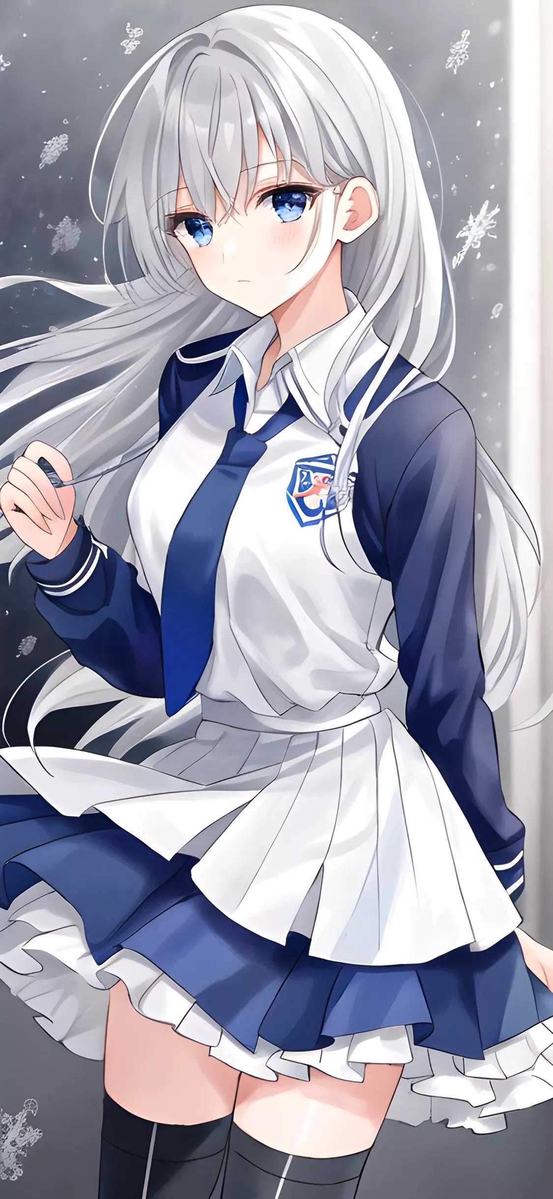 ai壁纸校服,学院风洋气衬衫儿童画