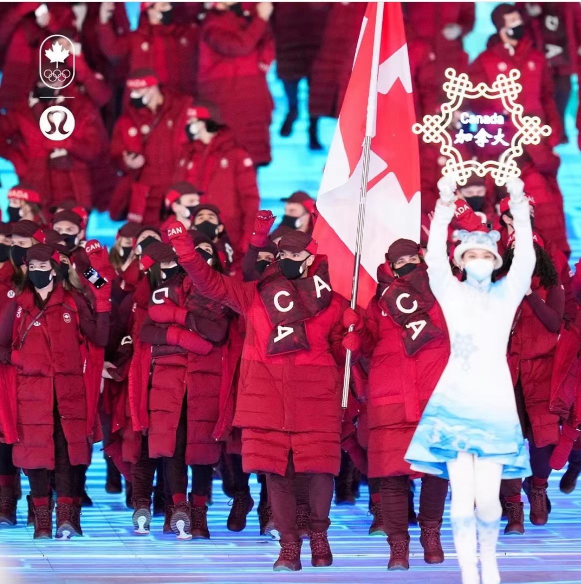 冬奥开幕加拿大羽绒服,冬奥意大利阿玛尼