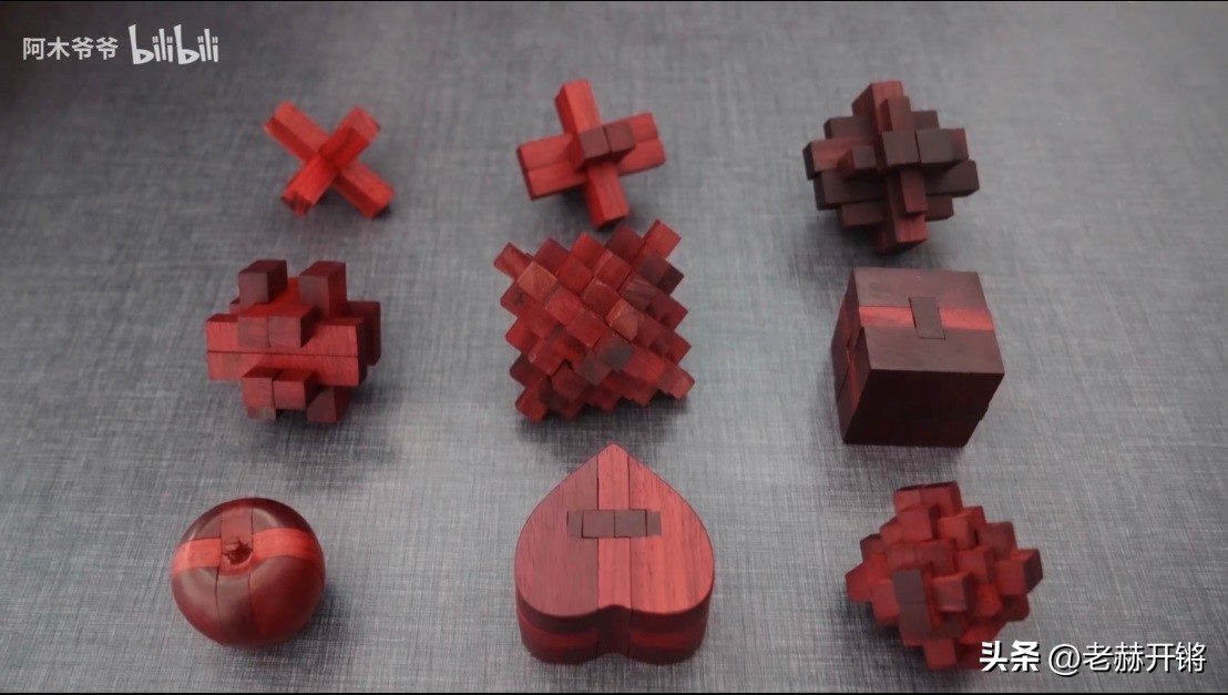 爷爷用榫卯手艺做足球,大爷制作的榫卯足球火了