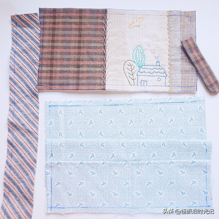 自制多层布艺钱包,自制钱包布艺