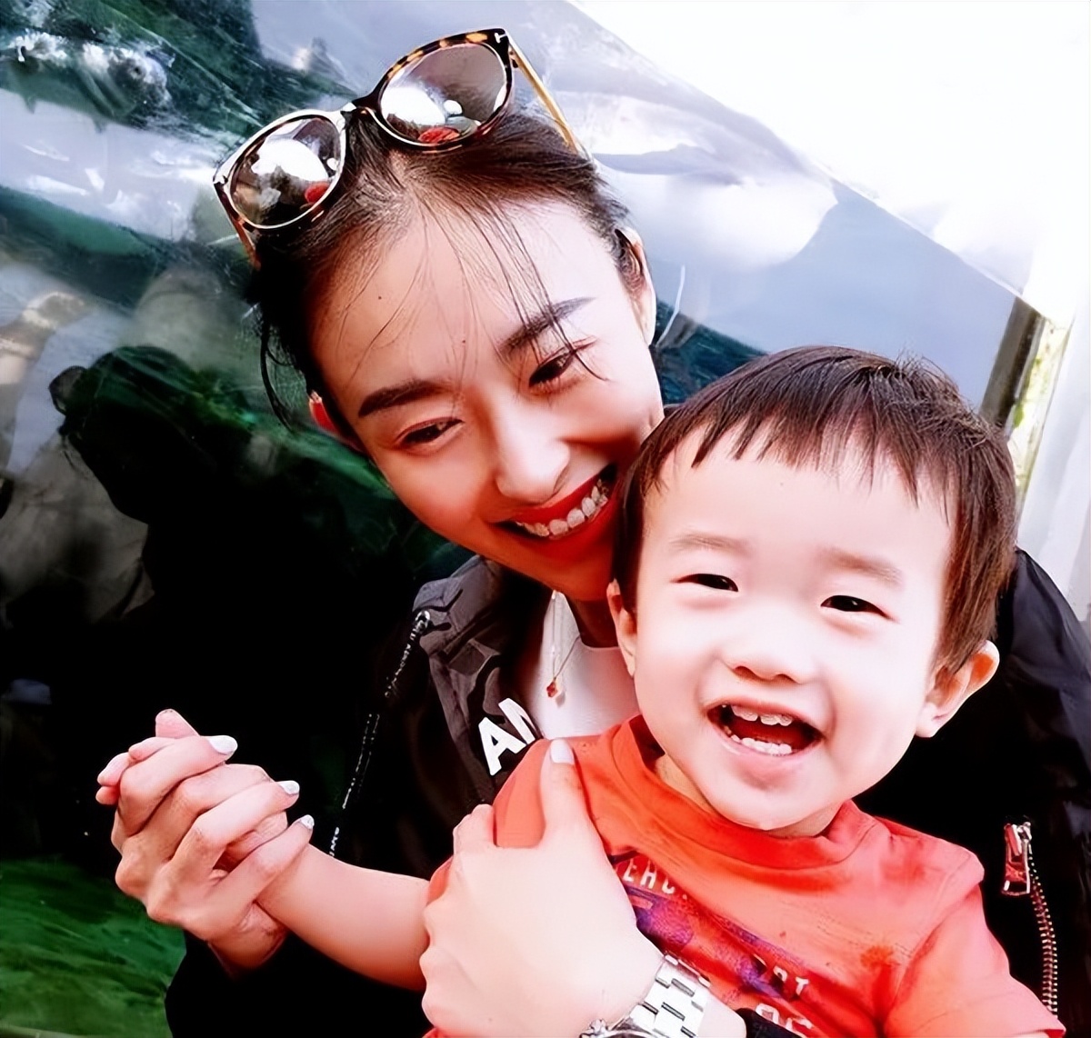 第一车模兽兽晒家庭生活,中国第一车模兽兽