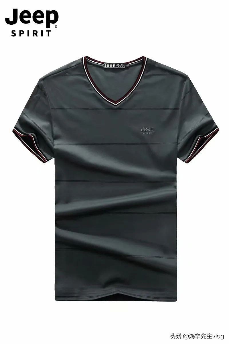 jeep短袖t恤专卖店男装翻领,jeep短袖t恤男纯棉官方正品