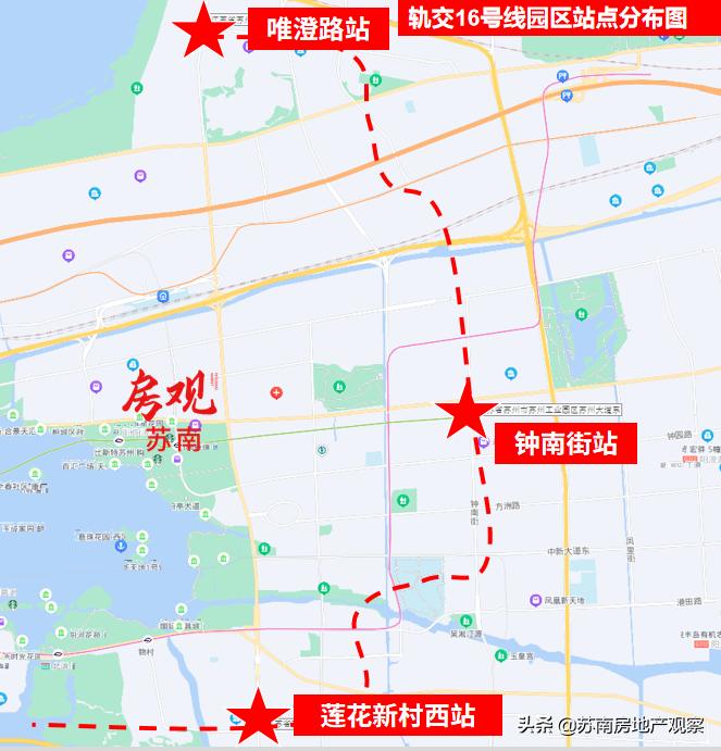 详细的园区地铁6号线站,6条地铁新线104个站点名称公布