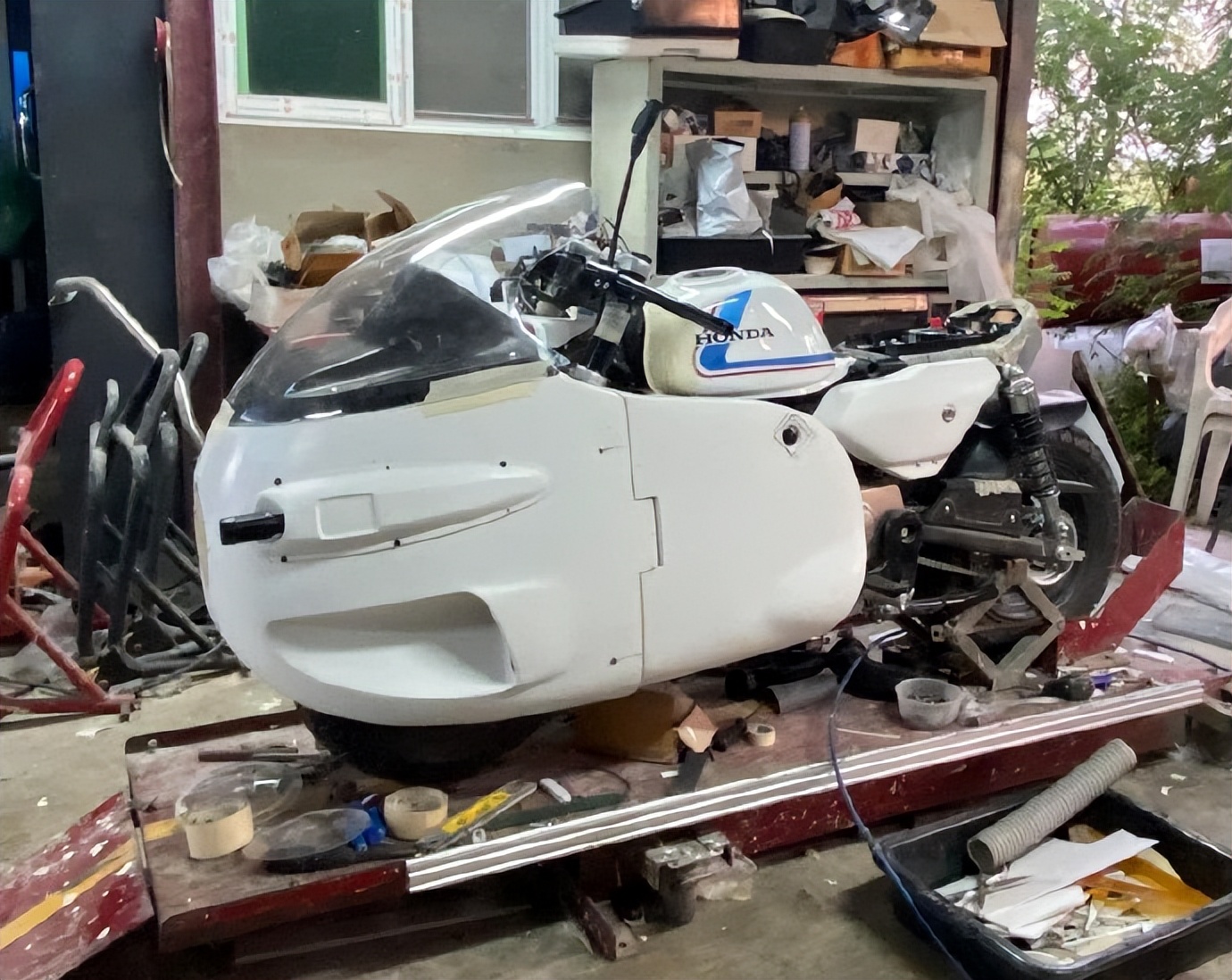 布玛19号摩托改装,龙珠19号摩托