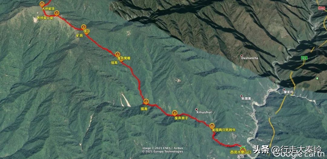 首阳山穿越大坪梁景色怎么样,大坪梁穿越到首阳山攻略