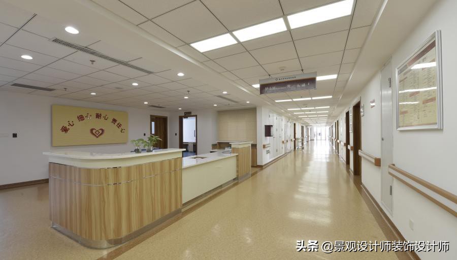 护士站背景墙分隔设计,护士站治疗室设计布局效果图