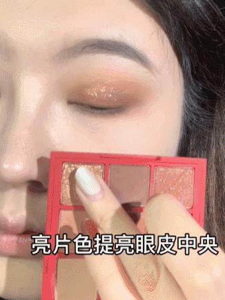 初秋氛围感枫糖棕色系妆容,秋冬焦糖暖栗妆