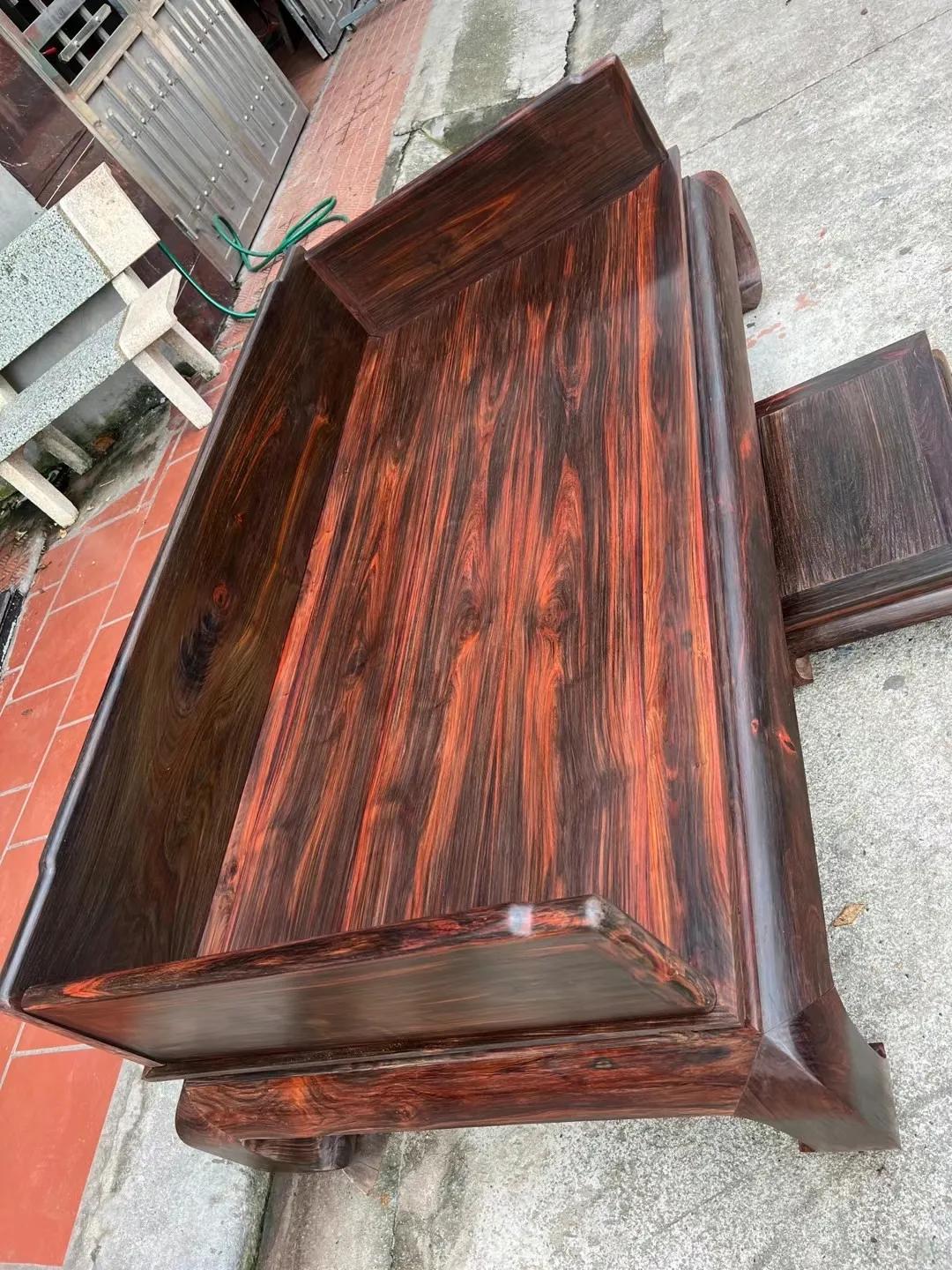 极品大红酸枝罗汉床,红木大红酸枝罗汉床