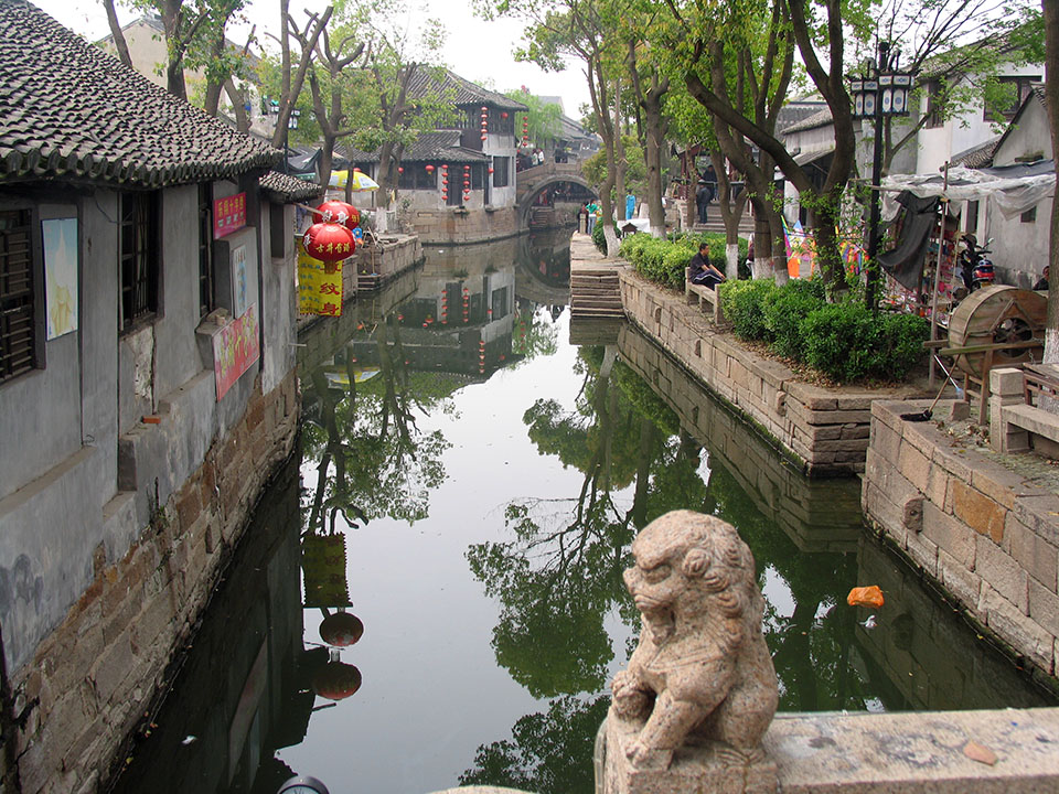 神州水乡第一镇在哪,神州水乡甪直古镇