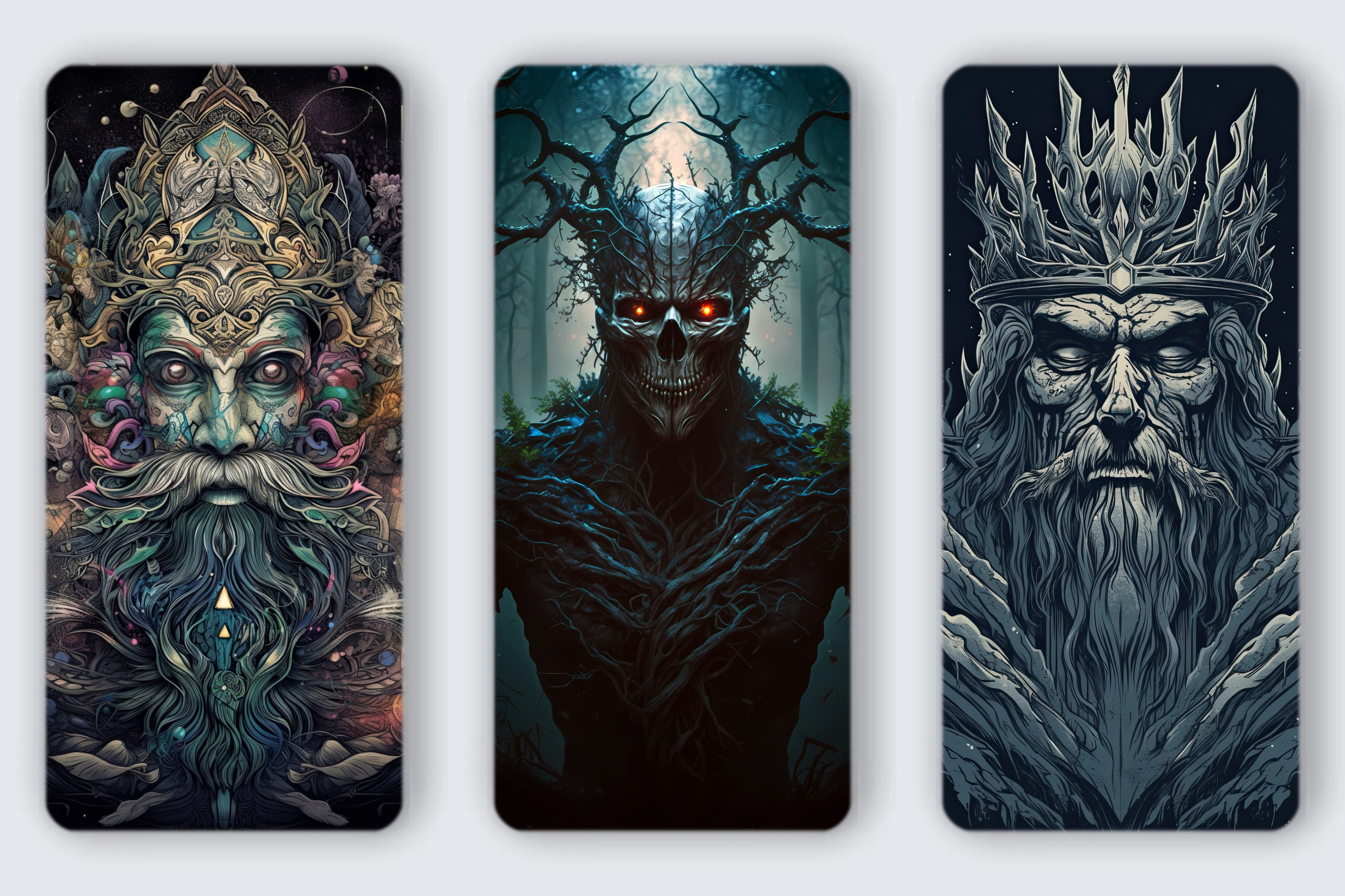 复古骷髅壁纸,骷髅头高清暗黑壁纸