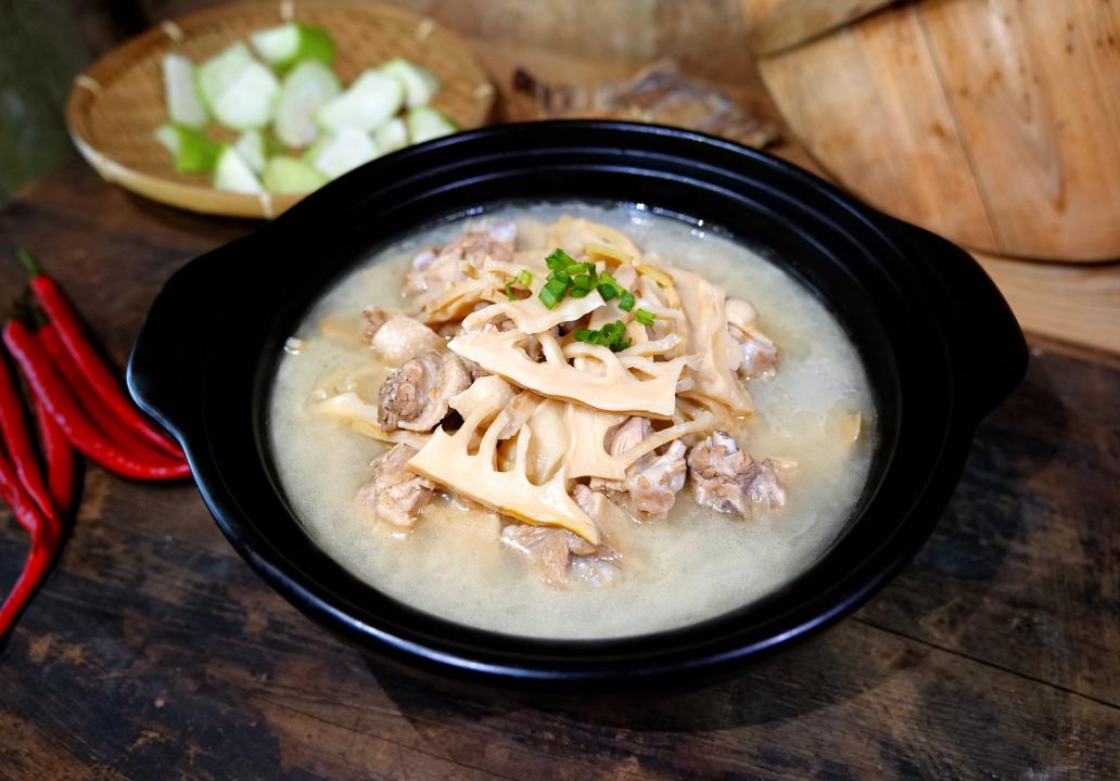 农家下饭美食冬笋,食堂大锅菜冬笋怎么做好吃