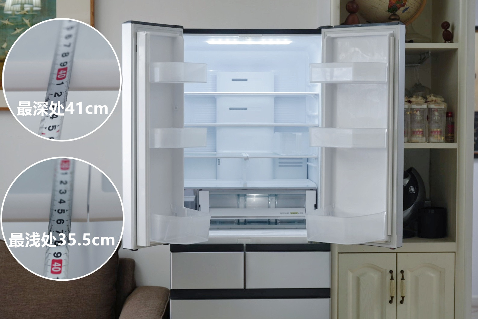 日立冰箱r-s42kc怎么样,日本原装进口日立