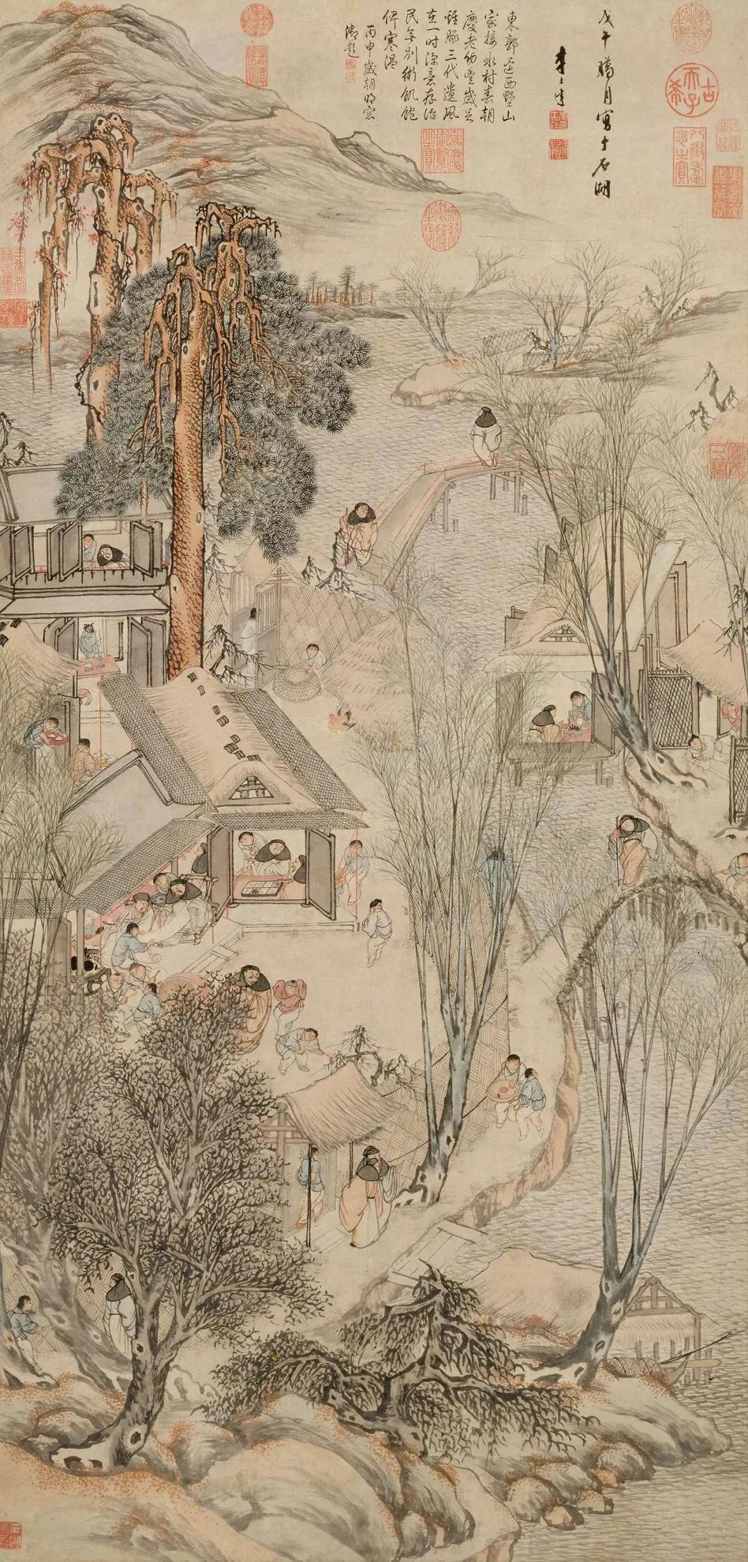 岁朝清供图都画的什么有什么寓意,中国文人画岁朝清供图